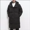 Men's Down M-5xl Winter Chinese Style Coats Cotton Padded Long-sleeved Jacket Slim Warm Large Size Hooded Parkas