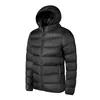 Mens Down Parka Uomo Autunno Inverno Spessore caldo con cappuccio Giubbotti Cappotto Outwear Casual antivento impermeabile cappello staccabile 231109