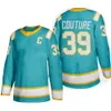 Uomo Reverse Retro Tomas Hertl Maglie Hockey Logan Couture Anthony Duclair Fabian Zetterlund William Eklund Henry Thrun Jacob MacDonald Mackenzie Blackwood Teal