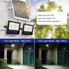 Solar Wall Lights Led Solar Light High bright Flood Light Waterproof Outdoor Garden wall lamp with Aluminum solar panel For garden wall lamp Q231109