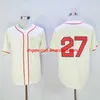 Baseballtröjor Vintage Jersey 8 Ryan Braun 1948 19 Robin Yount 27 Carlos Gomez 1948 Blank Men Women Youth