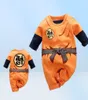 Nouveau-né bébé garçon vêtements barboteuse 100 coton Dragon DBZ Ball Z salopette Halloween Costume infantile combinaisons à manches longues vêtements Q094328528