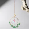 Garden Decorations Natural Gemstone Crystal Sun Catcher Spiritual Moon Suncatche