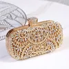 Evening Bag Diamond Mini Hollow Out Dinner Purse Ladies Glitter Crystal Shiny Dress Clutch Bridal Wedding Banquet Handbag 231108