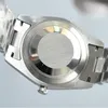 럭셔리 남성용 시계 41mm 디자이너 여성 자동 기계식 시계 36mm 골드 다이얼 달력 스테인리스 스틸 스트랩 방수 방수 Sapphire Montre De Luxe Couple Watch