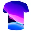 Мужские футболки Uney Men Water Texture рубашка Us Size Tops Tees 3D Pattern Unisex Plus Light Lines