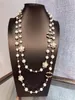 Colliers ras du cou en perles pour femmes, chaînes de luxe, pendentif de luxe, bijoux rétro, cadeaux CCity, 5456