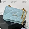 Mini bolsa de mão com fivela esmaltada feminina, bolsa crossbody com vários bolsos, porta-cartões, clássica, fofa, dourada, bolsa de moedas, versátil, designer, carteira, axilas, pochete, 15 cm