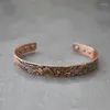 Bangle Pure Copper Bracelets For Women Adjustable Dragon Phoenix Vintage Magnetic Bracelet Benefits Arthritis Pain Relief