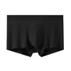 Underpants Men's Underwear Modal Seamless Boyshort Silk Skin-friendly Boxer Boxers Solid Color High Quality Underwear.