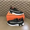 Med Box New Luxury Flex Sneaker Shoes Knit med flätad ljus Sole Technical Canvas Foder Men's Black Comfort Walking Wholesale Casual Shoe Footwear EU38-46