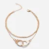 Enkelbanden Mode Multilayer Voetketting Handboeien Enkel Boho Stijl Ster Enkelband Voor Vrouwen Armband Strand Accessoires Cadeau Sexy Decoratie