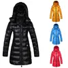 Дизайнерская зимняя куртка-пуховик женская зимняя куртка тонкая и толстая теплая ветрозащитная длинная женская зимняя куртка нового размера S M L XL XXL XXXL дизайнерская куртка-пуховик разноцветная