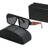 Óculos de sol de luxo glasses glasses de glasses masculinos e femininos sela Óculos de sol retro grande moldura Sun Visor UV 400 lentes