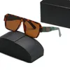 Lunettes de soleil de marque de luxe lunettes de créateurs lettres pour hommes et femmes sceaux lunettes de soleil rétro grand cadre pare-soleil UV 400 lentilles