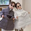 Vestes d'hiver chaud vers le bas veste 2 pièces garçons filles épais coton manteau gilet enfants vêtements 2-6 ans mode enfants Snowsuit vêtements d'extérieur