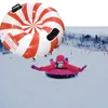 Luge 35 pouces luge à neige gonflable robuste Tube de luge à neige PVC pour très tolérant 231109