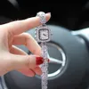 Nouvelle montre pour femme Style pointeur diamant incrusté coquille visage Quartz Bracelet étanche montre de mode tendance 231015