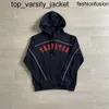 2023 Męskie blumie Trapstar Tracksuit Arch Panel Red Fashion Letters Haftowane bluzy do bluzy spodne