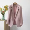 女性のスーツSwredmi Office Lady Blazer Slim Fashion Elegant Suite Coat Women Short Jacket Spring and Autumn Road Korean Trend