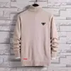 PRD-Dreiecksabzeichen Herren Pullover Designer Jumper High Neck Revers Wollpullover Turtleneck Sweatshirts Stricks Tops Mann Pullover S-4xl