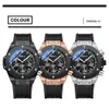 CHENXI Top marque montres pour hommes mode créative cadran lumineux avec chronographe horloge mâle montres décontractées