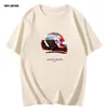 T-shirt da uomo Charles Leclerc Tshirt Top manica corta da donna 100 cotone Oversize Y2k Abbigliamento Videogiochi divertenti Abbigliamento uomo Tees 230408