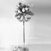 Party Decoration 10pcs) 120 cm hög) Partihandel Elegant vägledningsgolv Standing Wedding Candelabra Flower Vase Weding TB3065