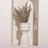 Vasi Nordic Ins Vaso di ceramica creativa Ornamenti per la casa Vaso di fiori vegetariano bianco Vasi Decorazioni per la casa Regali artigianali 231109