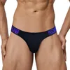 Onderbroek Adannu Men's Triangle Underwear Laser reliëf tailleband modale lage taille sexy AD743