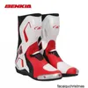 Motorcykelcykelstövlar Autentiska Benkia Footwear Tiantral Torque 3 Cycling Boots Benkia Boots Cycling Shoes New Offroad Racing Shoes Ivo Hbei