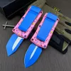 2023 New Mini Small Auto Tactical Knife D2 Titanium Coating Blade CNC 6061-T6 Handle EDC Pocket Gift Knives With Retail Box