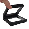 Jewelry Boxes 10Pcs Reusable Coin Jewelry Display Stand Storage Box Case with Base for Bracelet Earring Gem Ring Challenge Coin Medal Holder Q231109