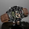 腕時計Naviforce Digital Men Military Watch Waterproof Wristwatch LED Quartz Clock Sport Male Big Watches RelogiosMasculino231109