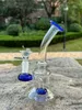 6 Zoll kleine Glasbong, diffuse Perc-Qualität, schwerer Wasserpfeifen-Shisha-Bubbler mit 14-mm-Tabakkopf