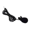 Microfones Clip-On Microphone Lapel Mini Lavalier MIC 3,5 mm bärbar för mobiltelefoninspelningskonferens