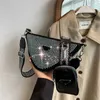 2024 Nouveau designer pour femmes crossbody épaule chaude brillant simple saut de triangle de strass