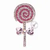 Broschen Süße Perle Lollipop Für Frauen Männer Anzug Strass Schmuck Nette Cartoon Brosche Pins Mädchen Tasche Abzeichen Kleidung Zubehör