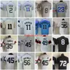 Koszulki baseballowe 11 Luis Aparicio 1959 1976 Vintage Jersey 2 Nellie Fox 1960 8 Grey Pullover 23 Robin Ventura 35 Frank Th