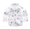 Kids Shirts Spring Long Sleeve Boy's Shirts Casual Turn-down Collar Camisa Masculina Blouses for Children Kids Clothes Baby Boy Plaid Shirt 230408