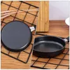 Tavalar Bakeware Mini Pan Pancake Tava Kahvaltı Ocak Mutfak için Küçük Sıcaklığa Dayanıklı Yapışmaz Kaplama