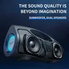 Głośniki komputerowe Zealot P1 40W Potężne Bluetooth Boombox Computer Głośniki Przenośne bezprzewodowe subwoofer subwoofer basowy FM Radio Karaoke YQ231103