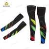 Arm Leg Warmers Team Champion Leg Warmer Rainbow Anti-UV Cycling Arm Warmer Breathable Bike Running Racing Bike Leg Cover 231109