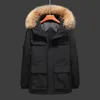 Designer maschile gooses down giacca inverno top womans fashion waterproproof tessuto premium in tessuto fitto cape cintura calda giacche calde