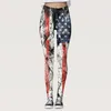 Active Pants Independence Day For Women's American 4th Of July Business Women Intimo abbinato per lui e per lei Leggings a vita bassa