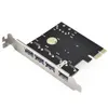 Freeshipping FAST USB 30 PCI-E PCIE 4 PORTS Express-Erweiterungskartenadapter Ehgus