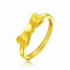 Wedding Rings 2023 Mode en Fugitive Princess Ring Love Model Ladies Bow Knot Gold Valentijnsdag Edwi22