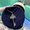 Designer Halskette Mode Damen und Herren Charm Schmuck Light S Klassische Liebe Diamant Anhänger Halsketten Einfache Schlüsselbeinkette für