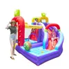 Casa de salto inflável com slide the Playhouse Theatre Bouncy House para crianças de 2 a 12 anos com ventilador Jumper de salto interno e externo para crianças pequenas brincarem ao ar livre no jardim