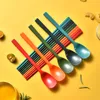 Chopsticks Ruiming Five Color High Temperatur Resistant Children's Silicone Table Seary Baby Training Spoon